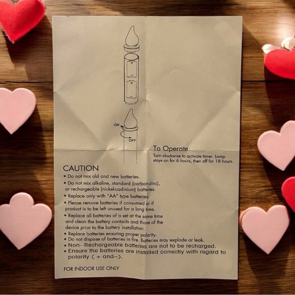 🆕Trendy Red Glittery LED Candles with a Black Base! Set of 4, Timer, Battery Op! - Picture 6 of 11